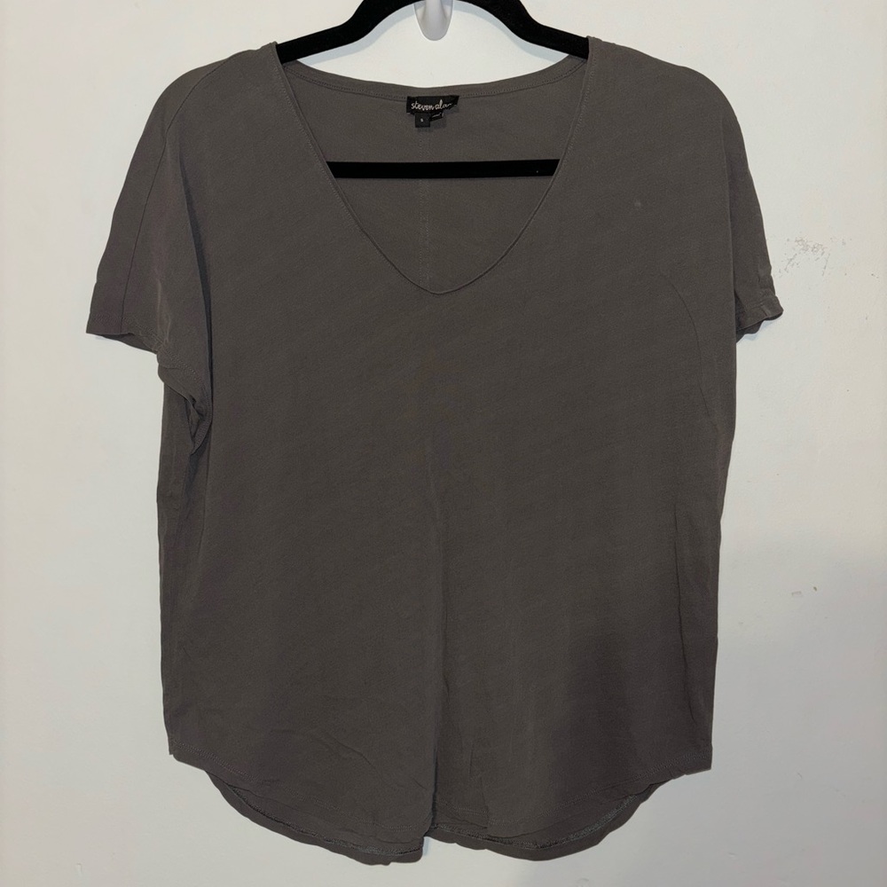 Steven Alan Brown Relaxed Short Sleeve Tee